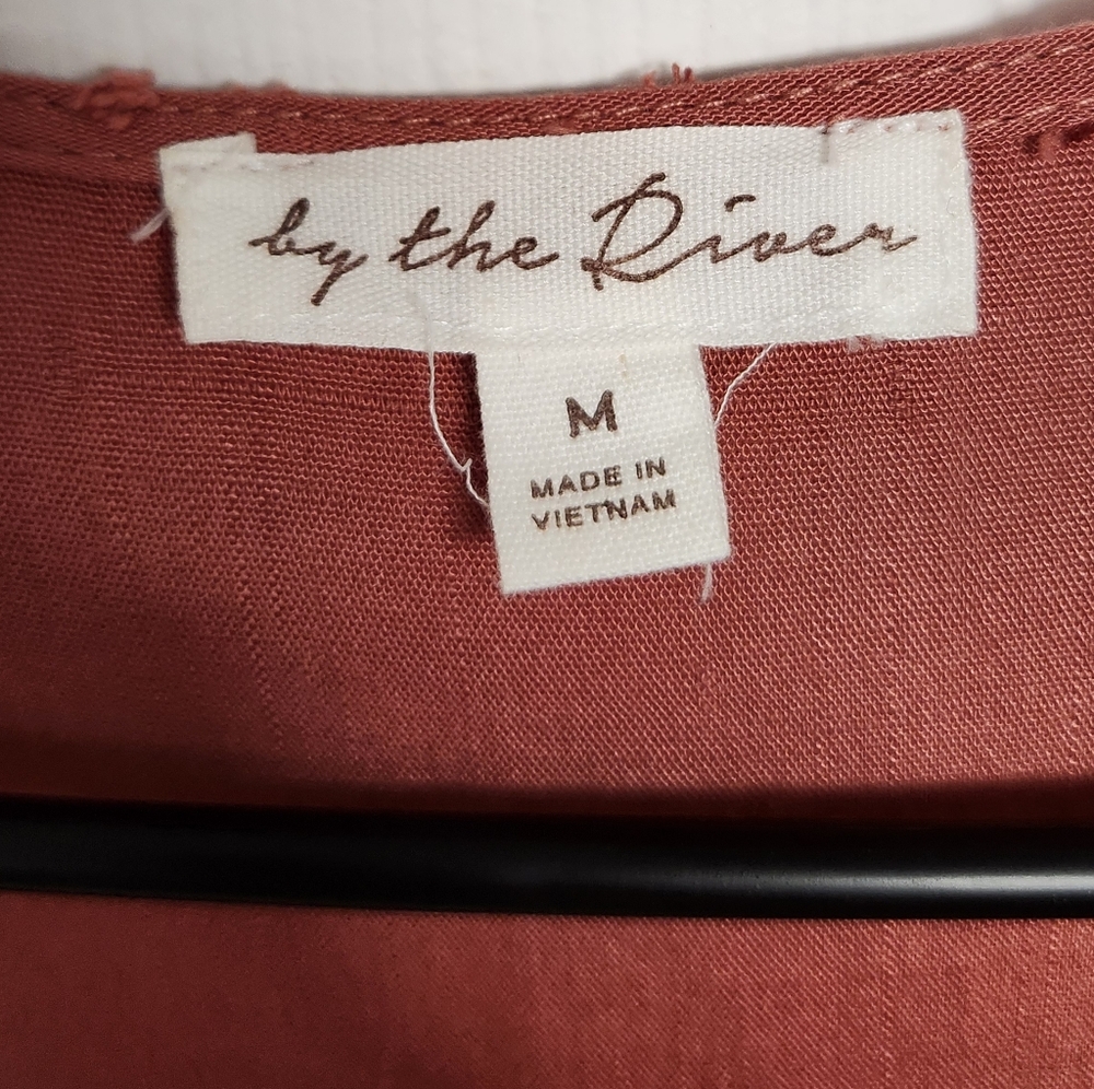 Rust Button-Down Dress - Picture 2 of 2